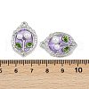 Alloy Enamel Pendants PALLOY-P311-01D-P-3