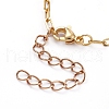 Brass Micro Pave Cubic Zirconia Link Bracelets BJEW-JB05126-01-4