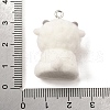 Flocky Opaque Resin Pendants FIND-U030-10A-P-3