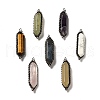 Natural Mixed Stone Big Pointed Pendants G-F731-05-1
