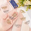 SUNNYCLUE 12Pcs 2 Colors 201 Stainless Steel Pendants STAS-SC0005-11-3