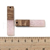 Resin and Walnut Wooden Pendants FIND-B042-20C-3