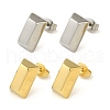PVD Vacuum Plating 304 Stainless Steel Stud Earring EJEW-C099-06GP-2