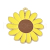 Bees Theme Alloy Enamel Pandants FIND-M083-06G-G-1
