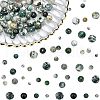  120Pcs 4 Style Natural Tree Agate Beads G-NB0002-71-1