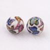 Spray Painted Resin Beads GLAA-F049-A19-2
