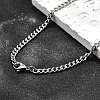 Tarnish Resistant Men's 304 Stainless Steel Curb Chain Necklaces STAS-O037-57P-1