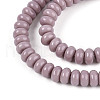 Opaque Spray Painted Glass Beads GLAA-ZX008-4mm-18S-3