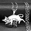 Non-Tarnish 304 Stainless Steel Necklaces NJEW-Q338-15P-1