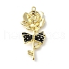 Alloy Black Enamel Gothic Style Pendants PALLOY-R157-06G-02B-1