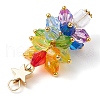 Glass Beads Pendants PALLOY-JF03013-4