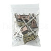 6Pcs 2 Colors Tibetan Style Alloy Pendants FIND-FS0002-56-6