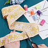    4.7~5 Yards Elephant/Cross/Rhombus Ethnic Style Polyester Jacquard Wide Ribbon OCOR-PH0004-33-3