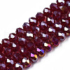 Electroplate Glass Beads Strands EGLA-A034-T3mm-B29-4