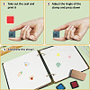 Square Wooden Stamps DIY-WH0546-001-3