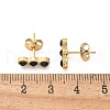 304 Stainless Steel Stud Earrings EJEW-F361-01G-3