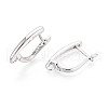 Brass Hoop Earring Findings KK-N267-23B-P-2