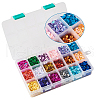 Plastic Paillette Beads PVC-TA0001-01-5