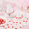 SOFPLATE Valentine's Day Theme 300Pcs Handmade Polymer Clay Beads CLAY-SP0001-01C-4