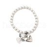 Lovely Wedding Dress Angel Jewelry Sets for Mother and Daughter X-BJEW-JB00728-19-4
