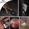 CHGCRAFT 5 Sets 5 Styles 402 Stainless Steel Multi-function Pocket Knife Pendant AJEW-CA0001-88-6