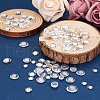 80Pcs 4 Size Transparent Glass Cabochons X1-GGLA-ZZ0001-03-13