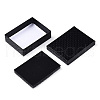 Rhombus Textured Cardboard Jewelry Boxes CBOX-T006-01G-4