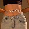 Teardrop Alloy Ring Link Chain Waist Belly Chains for Women FS-WG8F6BA-01-2