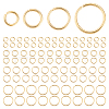 AHADERMAKER 400Pcs 4 Styles 304 Stainless Steel Jump Rings STAS-GA0001-53-1