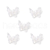 Butterfly with Flower Transparent Resin Cabochons FIND-L019-06A-1