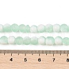 Frosted Crackle Glass Beads Strands X1-GLAA-U001-8mm-M01-4