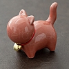 Ceramic Cat Figurines with Bell PW-WG28304-03-1