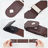 WADORN 12Pcs PU Leather Elastic Invisible Belt FIND-WR0010-33-3