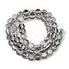 Electroplate Glass Beads Strands EGLA-L045-G-PL04-2