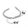 Adjustable Korean Waxed Polyester Cords Bracelet Making AJEW-JB00511-4