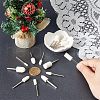 SUPERFINDINGS 60Pcs 12 Style Multifunctional Cone & Column Head Wool Felt Polishing Bits FIND-FH0005-20-4