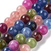 Dyed Natural Malaysia Jade Beads Strands G-G021-01B-06-2
