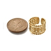 304 Stainless Steel Multi-layer Open Cuff Rings for Women STAS-Z108-03G-02-5