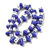 Handmade Lampwork Bumpy Beads Strands LAMP-U001-01F-1-1