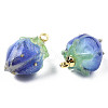 Handmade Flower Epoxy Resin Pendants KY-S163-103A-2