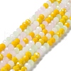 Glass Beads Strands EGLA-A034-M6mm-28-1