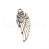 Tibetan Style Alloy Wing Pendants PALLOY-ZN48529-AS-RS-1