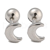 304 Stainless Steel Cartilage Earrings EJEW-B066-01C-P-1