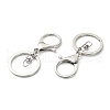 10Pcs Alloy Split Key Rings KK-YW0002-01P-2