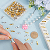 SOFPLATE 200Pcs 2 Colors Alloy Glue-on Flat Pad Bails FIND-SP0001-82-3