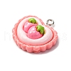 Opaque Resin Pendants RESI-V011-01E-2
