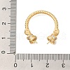 Brass Micro Pave Cubic Zirconia Peg Bails KK-K388-65G-3