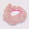 Natural Rose Quartz Beads Strands G-G697-D01-2