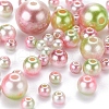 497Pcs 5 Style Rainbow ABS Plastic Imitation Pearl Beads OACR-YW0001-09C-7