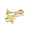 Brass Eiffel Tower The Statue of Liberty European Dangle Charms KK-Q066-03G-2
